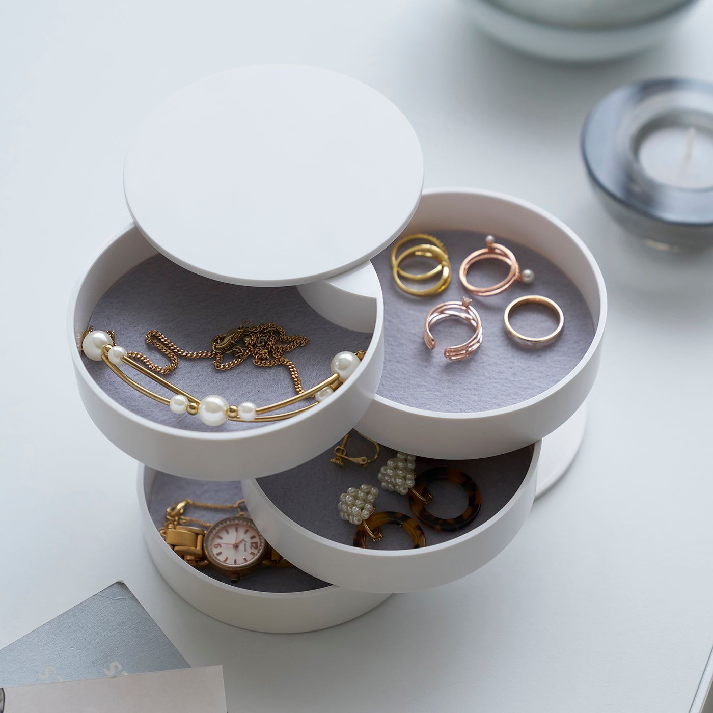 4-stufige Zubehörbox